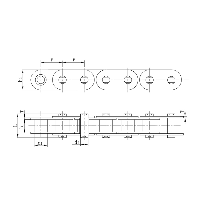 Ударопрочные настраиваемые цепи ГРМ автомобильного двигателя