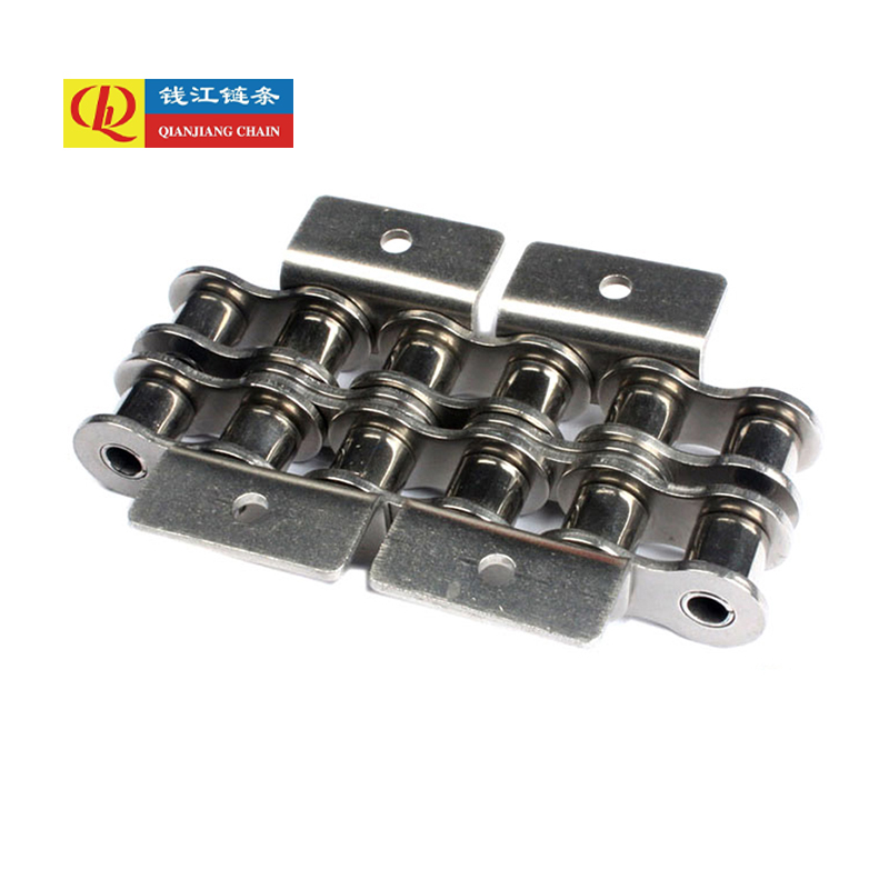 Крепления для конвейерных цепей с коротким шагом из нержавеющей стали