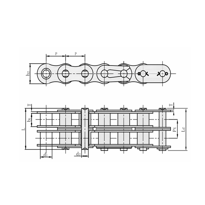 Цепь для парковки автомобиля с высокой прочностью на растяжение