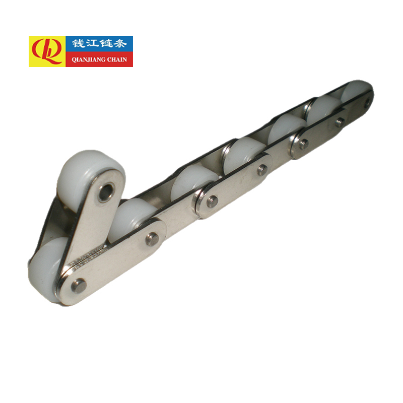 Двухшаговые конвейерные цепи из нержавеющей стали.