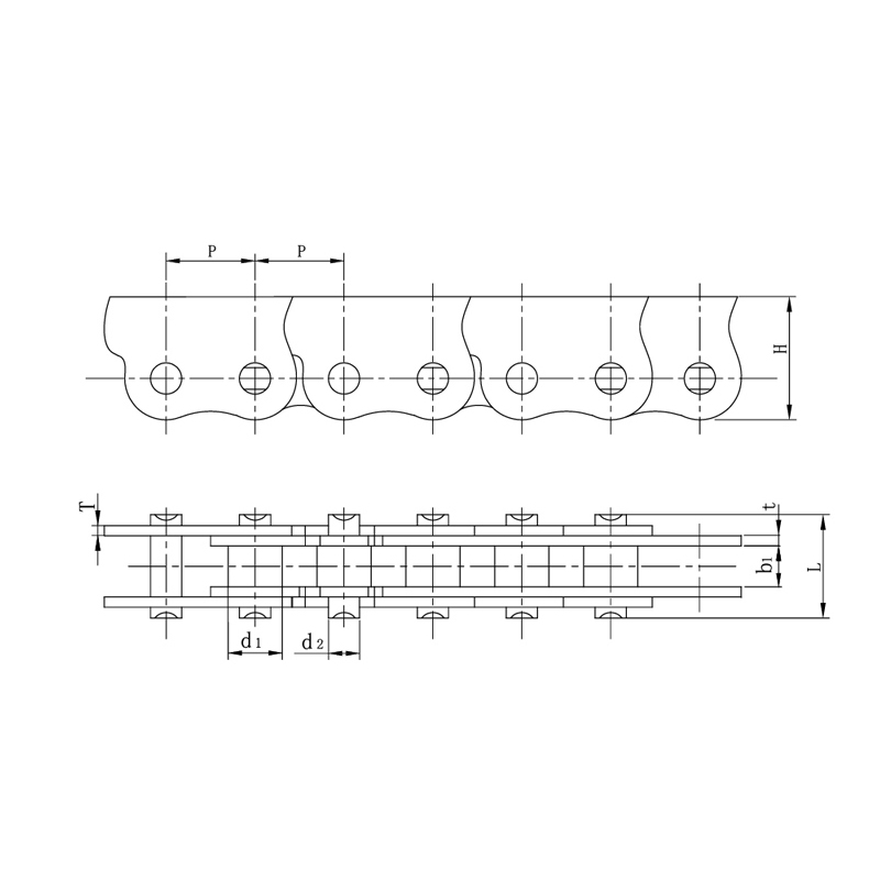 Высококачественные, устойчивые к старению цепи с защитой от бокового изгиба для автоматических дверей и окон.