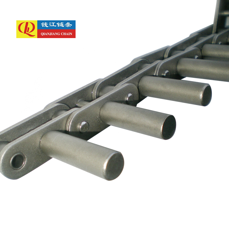 Двухшаговые конвейерные цепи с удлиненными пальцами