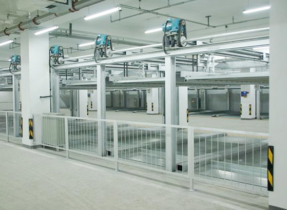 Цепь интеллектуального трехмерного парковочного оборудования